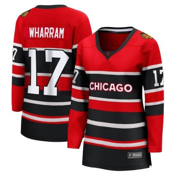 Fanatics Branded Chicago Blackhawks Women's Kenny Wharram Breakaway Red Special Edition 2.0 NHL Jersey
