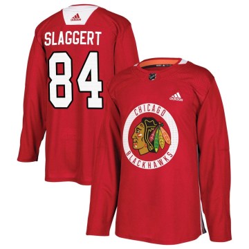 Adidas Chicago Blackhawks Youth Landon Slaggert Authentic Red Home Practice NHL Jersey