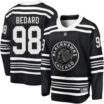Fanatics Branded Chicago Blackhawks Youth Connor Bedard Premier Black Breakaway Alternate 2019/20 NHL Jersey