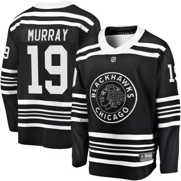 Fanatics Branded Chicago Blackhawks Youth Troy Murray Premier Black Breakaway Alternate 2019/20 NHL Jersey