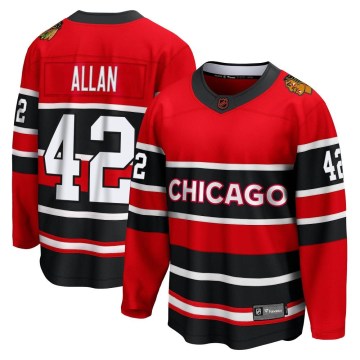Fanatics Branded Chicago Blackhawks Youth Nolan Allan Breakaway Red Special Edition 2.0 NHL Jersey