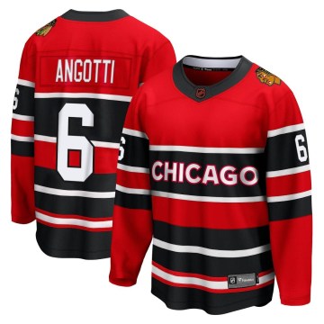 Fanatics Branded Chicago Blackhawks Youth Lou Angotti Breakaway Red Special Edition 2.0 NHL Jersey