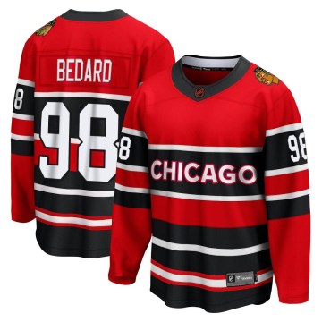 Fanatics Branded Chicago Blackhawks Youth Connor Bedard Breakaway Red Special Edition 2.0 NHL Jersey