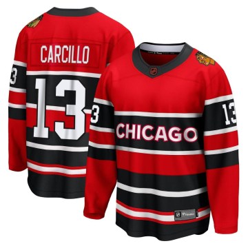 Fanatics Branded Chicago Blackhawks Youth Daniel Carcillo Breakaway Red Special Edition 2.0 NHL Jersey