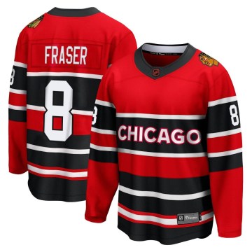 Fanatics Branded Chicago Blackhawks Youth Curt Fraser Breakaway Red Special Edition 2.0 NHL Jersey