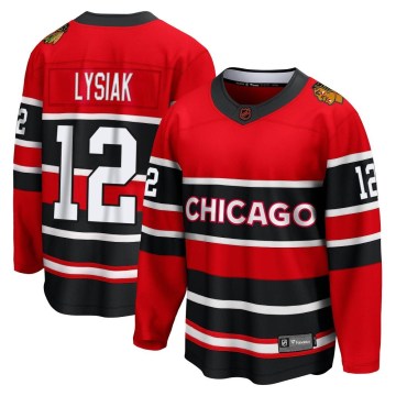 Fanatics Branded Chicago Blackhawks Youth Tom Lysiak Breakaway Red Special Edition 2.0 NHL Jersey