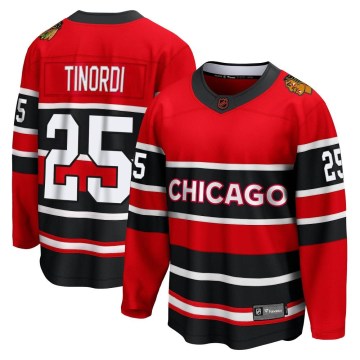 Fanatics Branded Chicago Blackhawks Youth Jarred Tinordi Breakaway Red Special Edition 2.0 NHL Jersey
