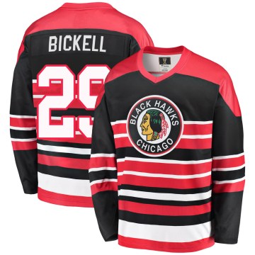 Fanatics Branded Chicago Blackhawks Men's Bryan Bickell Premier Red/Black Breakaway Heritage NHL Jersey