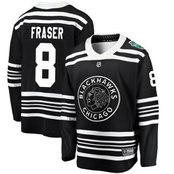 Fanatics Branded Chicago Blackhawks Youth Curt Fraser Breakaway Black 2019 Winter Classic NHL Jersey