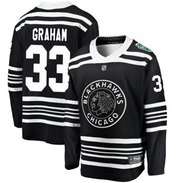 Fanatics Branded Chicago Blackhawks Youth Dirk Graham Breakaway Black 2019 Winter Classic NHL Jersey