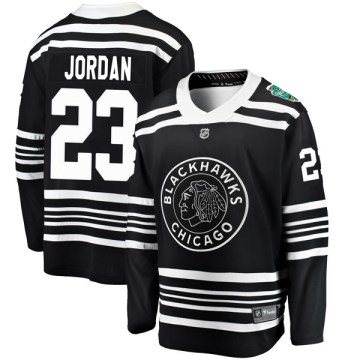 Fanatics Branded Chicago Blackhawks Youth Michael Jordan Breakaway Black 2019 Winter Classic NHL Jersey