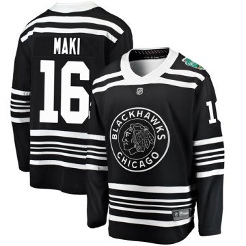 Fanatics Branded Chicago Blackhawks Youth Chico Maki Breakaway Black 2019 Winter Classic NHL Jersey