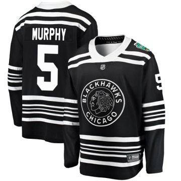 Fanatics Branded Chicago Blackhawks Youth Connor Murphy Breakaway Black 2019 Winter Classic NHL Jersey