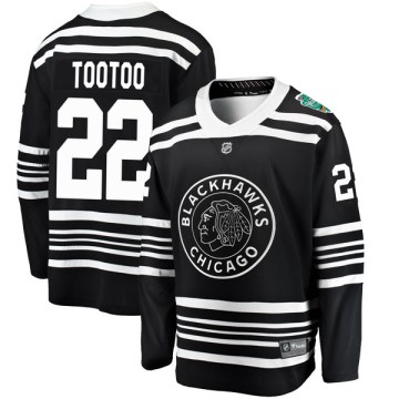 Fanatics Branded Chicago Blackhawks Youth Jordin Tootoo Breakaway Black 2019 Winter Classic NHL Jersey