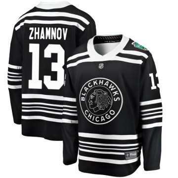 Fanatics Branded Chicago Blackhawks Youth Alex Zhamnov Breakaway Black 2019 Winter Classic NHL Jersey