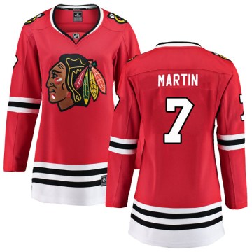 Fanatics Branded Chicago Blackhawks Women's Pit Martin Breakaway Red Home NHL Jersey