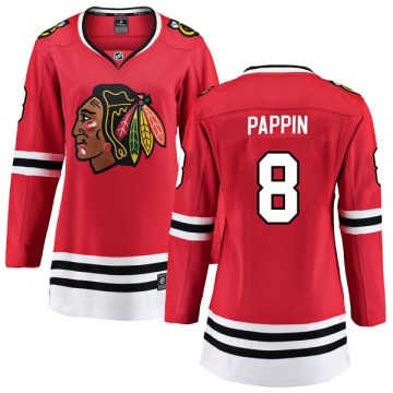 Fanatics Branded Chicago Blackhawks Women's Jim Pappin Breakaway Red Home NHL Jersey