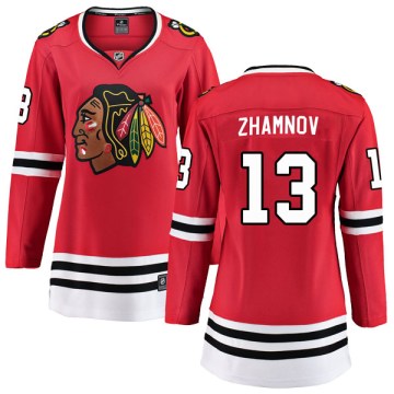 Fanatics Branded Chicago Blackhawks Women's Alex Zhamnov Breakaway Red Home NHL Jersey