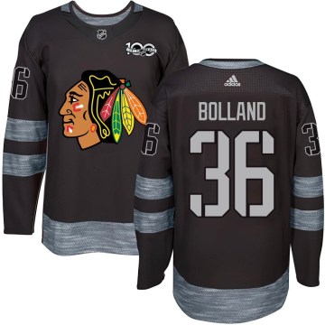Chicago Blackhawks Youth Dave Bolland Authentic Black 1917-2017 100th Anniversary NHL Jersey