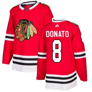 Adidas Chicago Blackhawks Youth Ryan Donato Authentic Red Home NHL Jersey