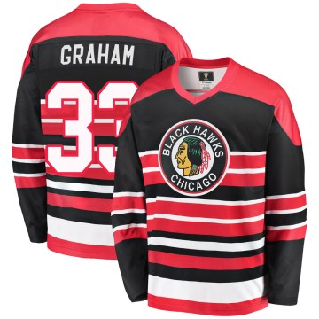 Fanatics Branded Chicago Blackhawks Youth Dirk Graham Premier Red/Black Breakaway Heritage NHL Jersey